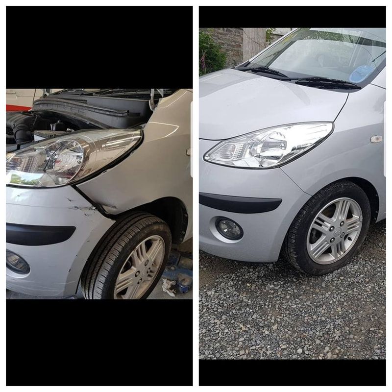 Before and after: accident repair at Stepaside Coachworks